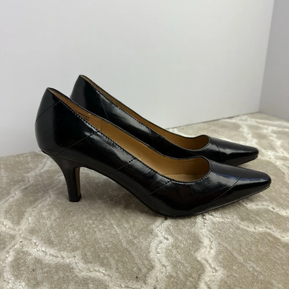 Karen Scott Clancy Style Women's Black Heel/Pumps Great Condition Size 8M